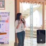 Penyampaian materi “Bebas Gadget, Bebas Berkreasi” kepada Ibu-Ibu PKK dan Kader PKK Desa Tambakboyo.
